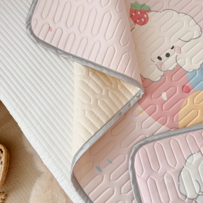 91家纺网 家纺一手货源 找家纺 （总）美乐迪家纺 2025新款儿童乳胶凉席