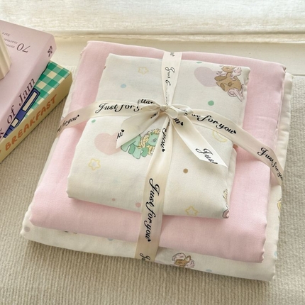 2025新款双层纱印花卡通四件套-叠拍 小马宝莉