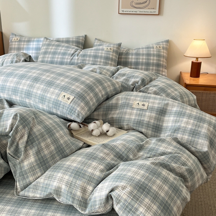 91家纺网 家纺一手货源 找家纺 21度C 2025新款A类全棉母婴级四件套单品系列-四件套 可可兰