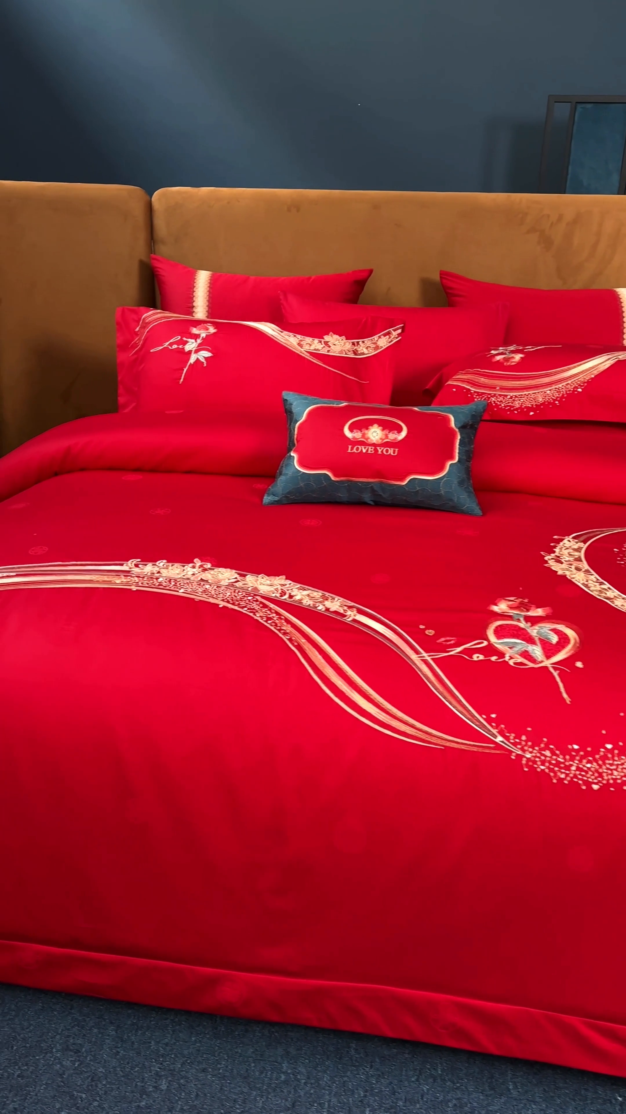 91家纺网 家纺一手货源 找家纺 爱情故事2025新款婚庆新品 知心爱人