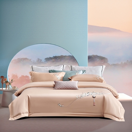 爱情故事2025春夏居家新品四件套 繁花-玉