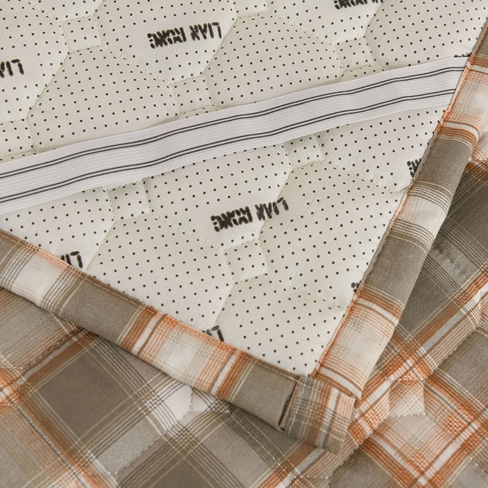 91家纺网 家纺一手货源 找家纺 恋绒家纺 无印风高低床学生床褥水洗棉宿舍上下铺软床垫 灰黄格