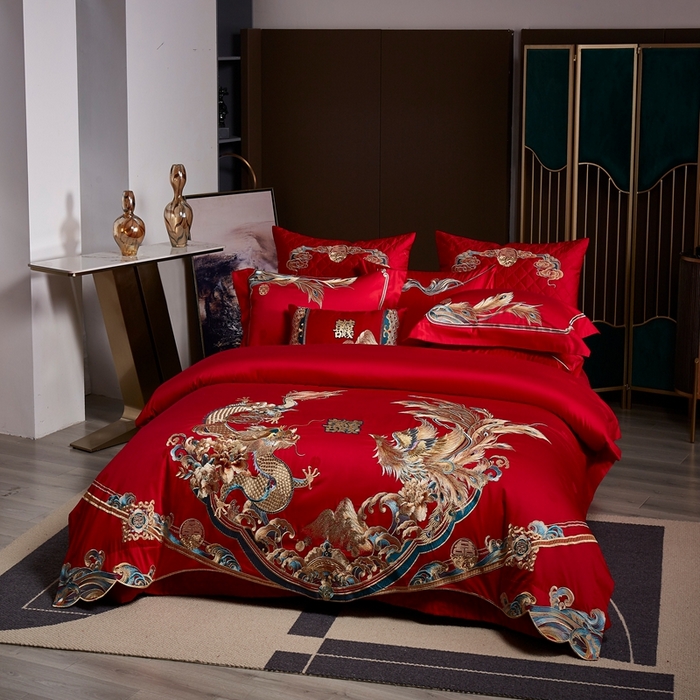 91家纺网 家纺一手货源 找家纺 爱情故事2025新款婚庆新品 喜事良缘