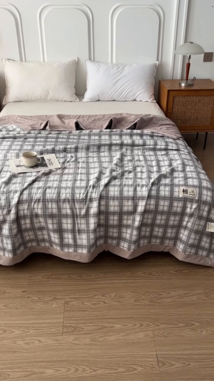 91家纺网 家纺一手货源 找家纺 （总）佰丝居 2025新款A类水洗棉夏被100%新疆棉花被空调被夏凉被