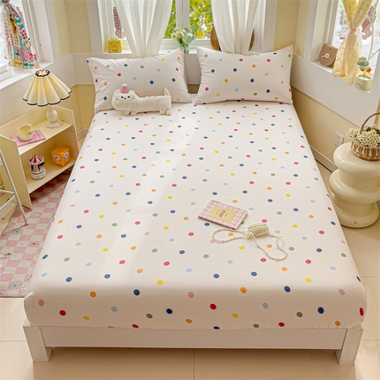 91家纺网 家纺一手货源 找家纺 （总）名兮家居 2025新款全棉双层纱床笠