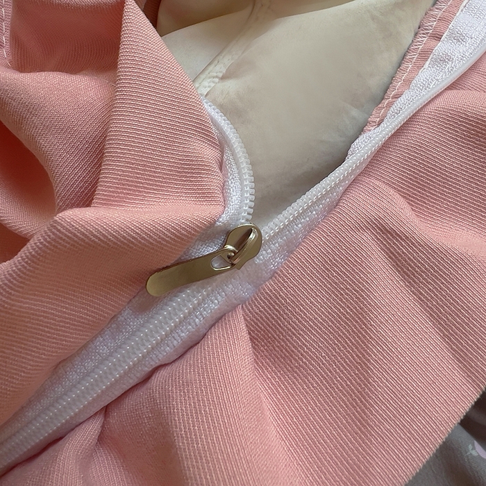 91家纺网 家纺一手货源 找家纺 欧尚 2025新款针织棉双层纱四件套 萌趣仔仔