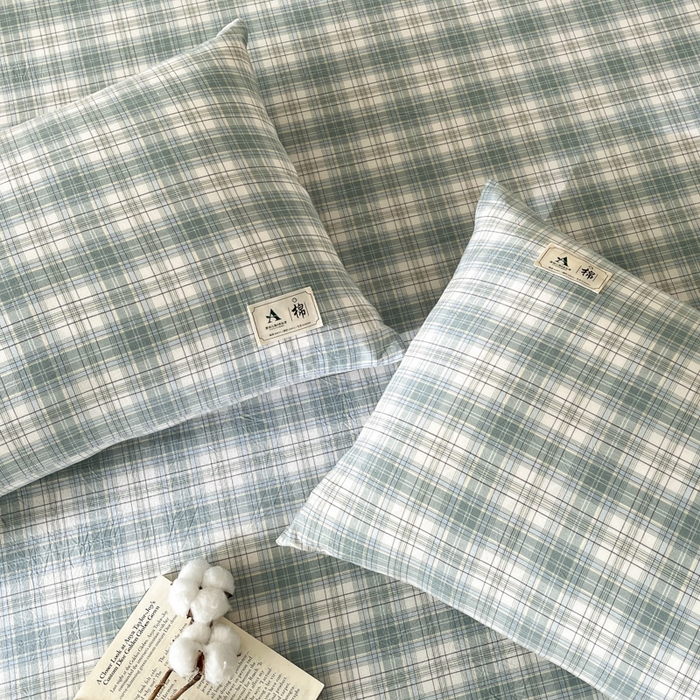 91家纺网 家纺一手货源 找家纺 21度C 2025新款A类全棉母婴级四件套单品系列-单枕套 可可兰