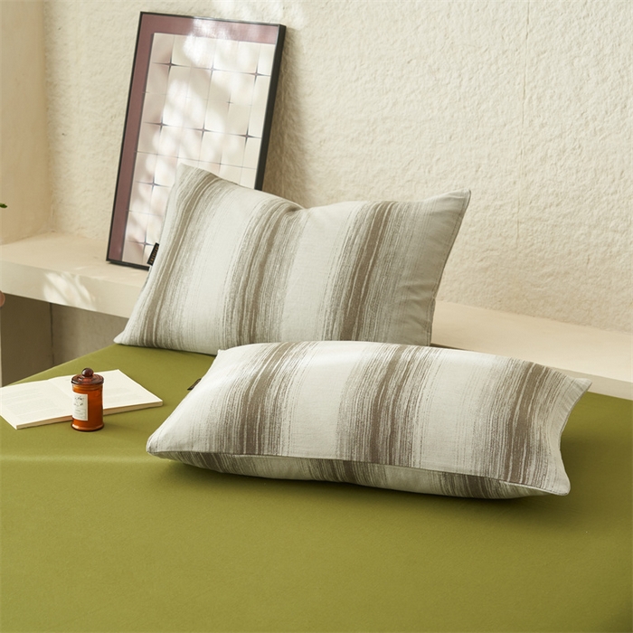 91家纺网 家纺一手货源 找家纺 2025新款全棉色织大提花棉花夏凉被 被子被芯 西雅-绿