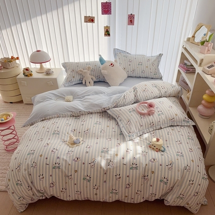 91家纺网 家纺一手货源 找家纺 （总）于果 2025新款全棉13370四件套