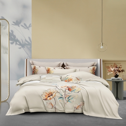 爱情故事2025春夏居家新品四件套 玲珑-浅灰