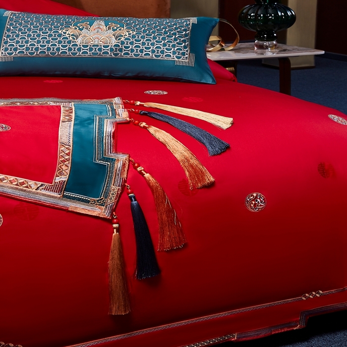 91家纺网 家纺一手货源 找家纺 爱情故事2025新款婚庆新品 甜蜜佳人