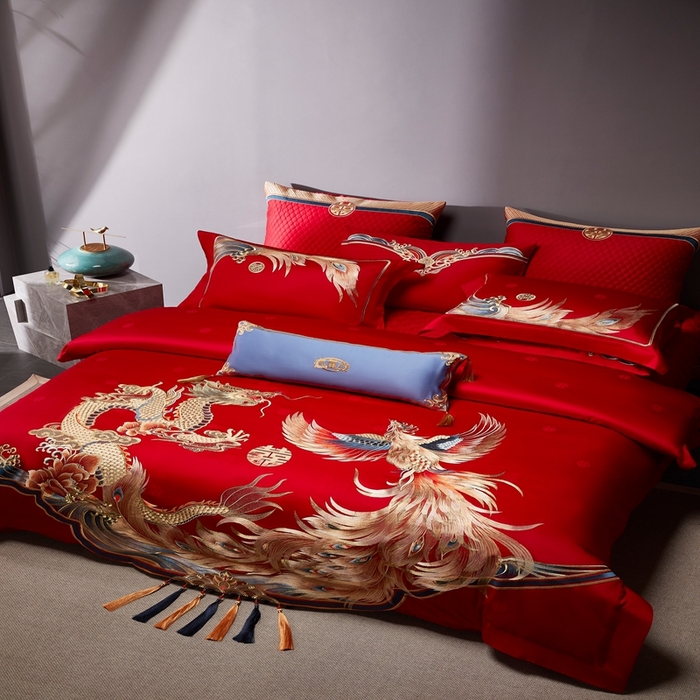 91家纺网 家纺一手货源 找家纺 爱情故事2025新款婚庆新品 天长地久