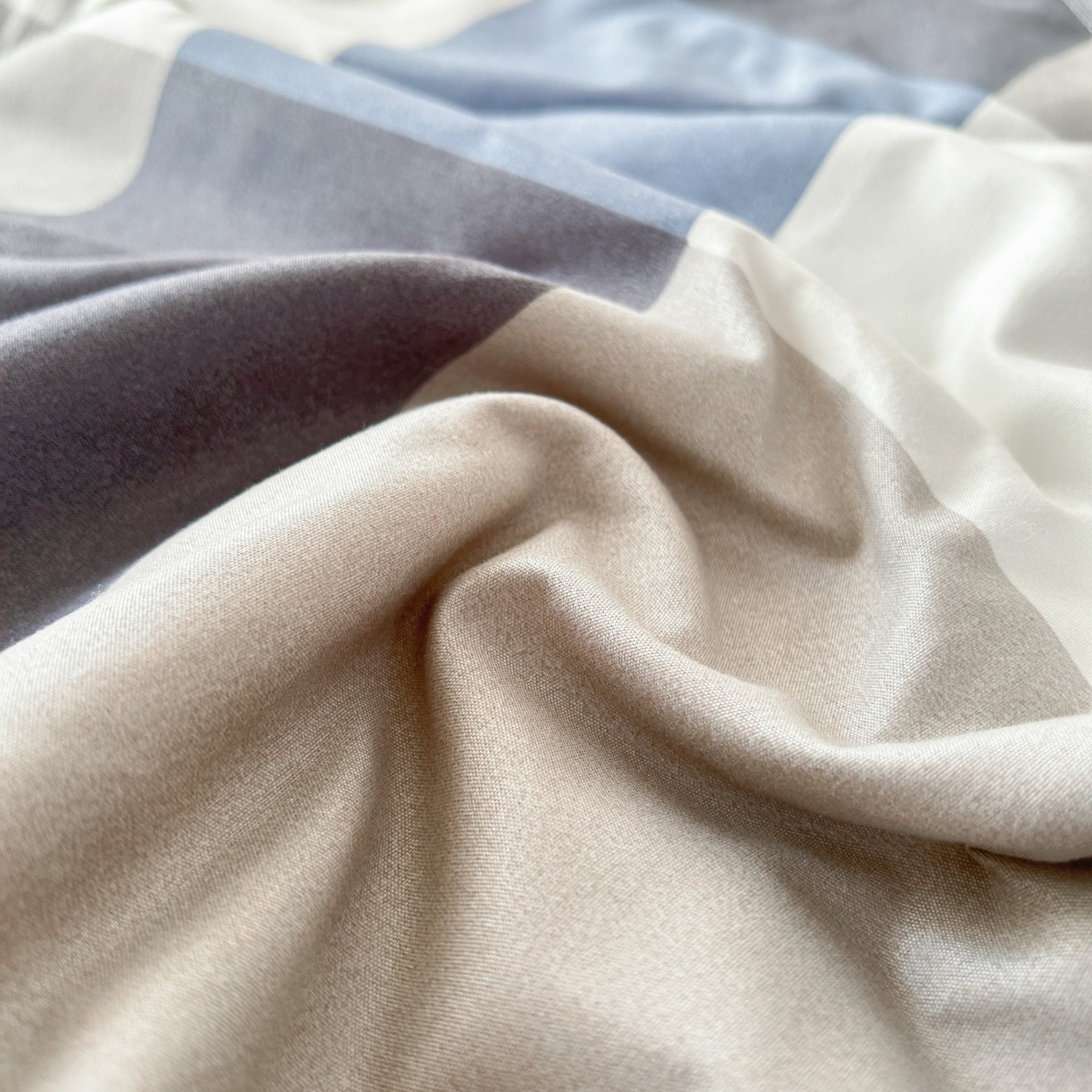 91家纺网 家纺一手货源 找家纺 佰丝居 2025新款A类水洗棉夏被100%新疆棉花被空调被夏凉被 蓝大格