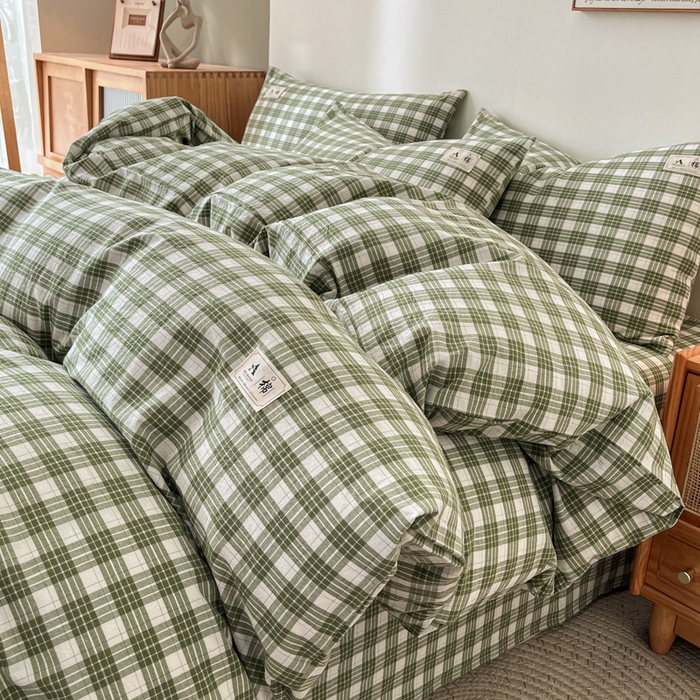 91家纺网 家纺一手货源 找家纺 21度C 2025新款A类全棉母婴级四件套单品系列-单被套 澳白绿