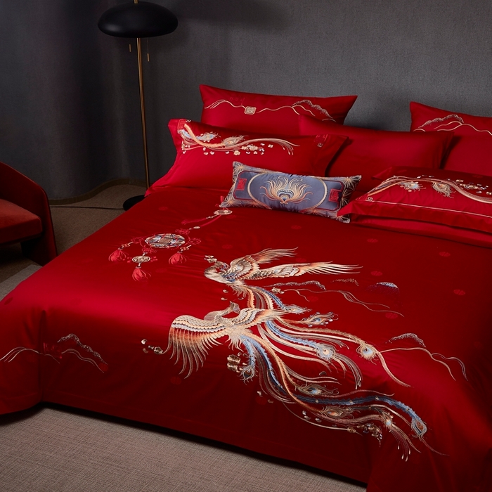 91家纺网 家纺一手货源 找家纺 爱情故事2025新款婚庆新品 喜结连理