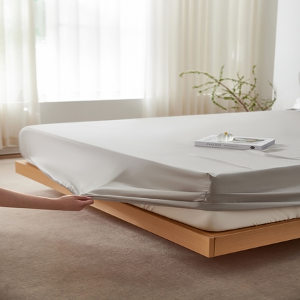 简纯主义 2025新款100s超细旦天丝-单床笠 经典灰