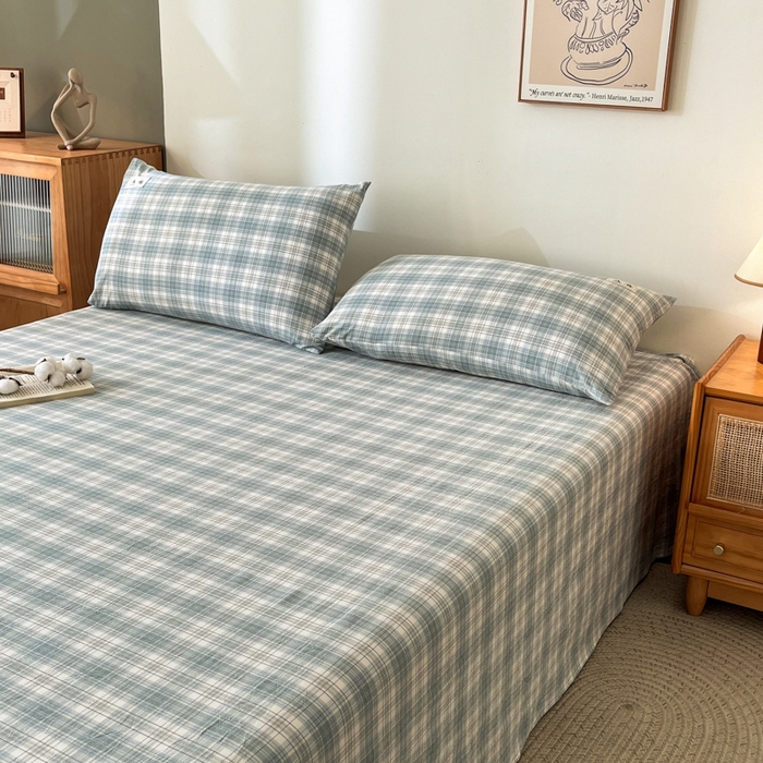 91家纺网 家纺一手货源 找家纺 21度C 2025新款A类全棉母婴级四件套单品系列-单床单 可可兰