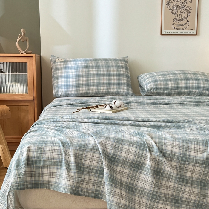 91家纺网 家纺一手货源 找家纺 21度C 2025新款A类全棉母婴级四件套单品系列-四件套 可可兰