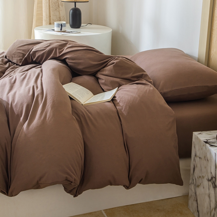 91家纺网 家纺一手货源 找家纺 （总）梦可莱家居 2025春夏新品全棉针织棉纯色系列