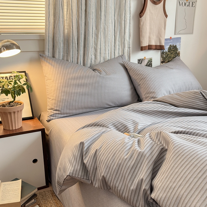 91家纺网 家纺一手货源 找家纺 麦伦家居 2025春夏新品全棉斜纹40支13372系列 绅士之约