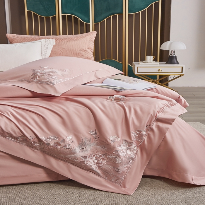 91家纺网 家纺一手货源 找家纺 爱情故事2025春夏居家新品四件套 幸福花语