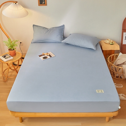 91家纺网 家纺一手货源 找家纺 （总）曼陀罗 2025新款原棉纯色床笠系列