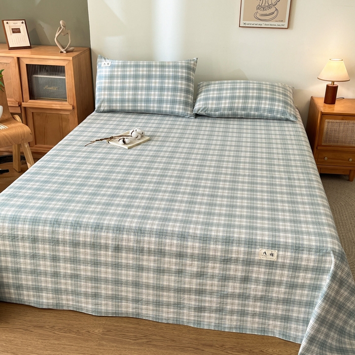 91家纺网 家纺一手货源 找家纺 21度C 2025新款A类全棉母婴级四件套单品系列-单床单 可可兰