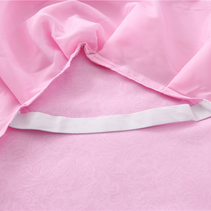 91家纺网 家纺一手货源 找家纺 （总）情恒家纺 2025新款蕾丝床裙三件套系列-春暖花开