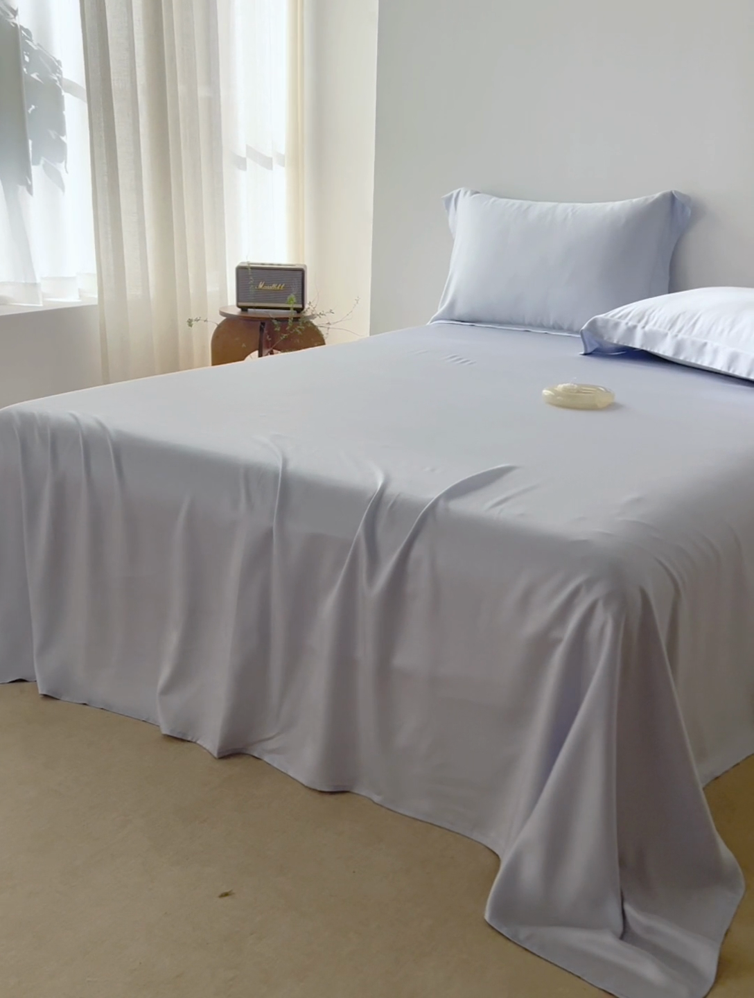 91家纺网 家纺一手货源 找家纺 （总）简纯主义 2025新款100s超细旦天丝系列床单单件-单床单