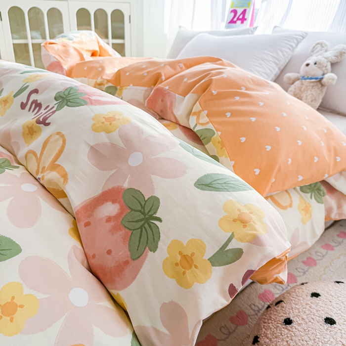 91家纺网 家纺一手货源 找家纺 （总）帛织澜 2025新款全棉被套喷气12868系列纯棉单被套（预留缩水）