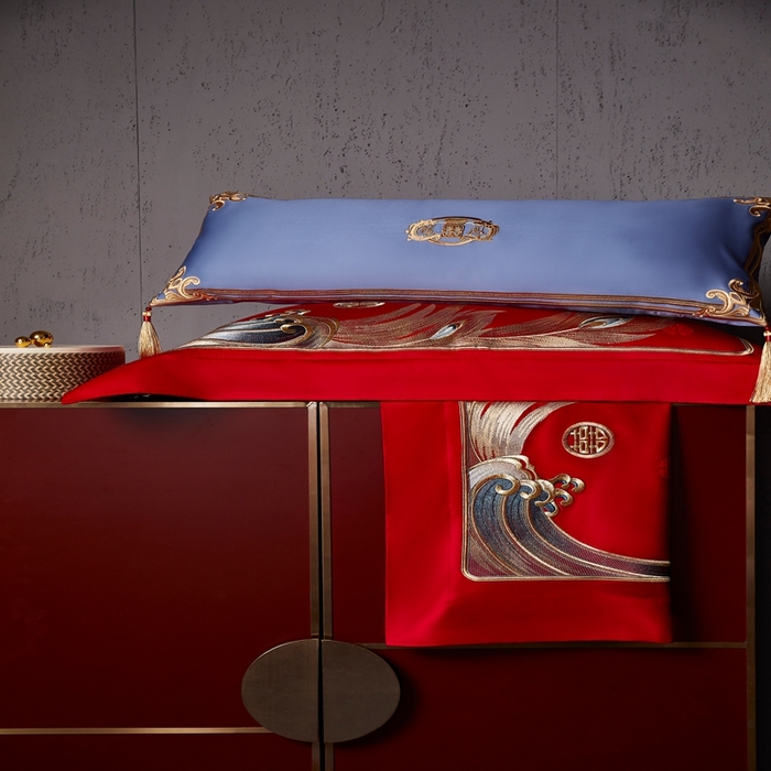 91家纺网 家纺一手货源 找家纺 爱情故事2025新款婚庆新品 天长地久