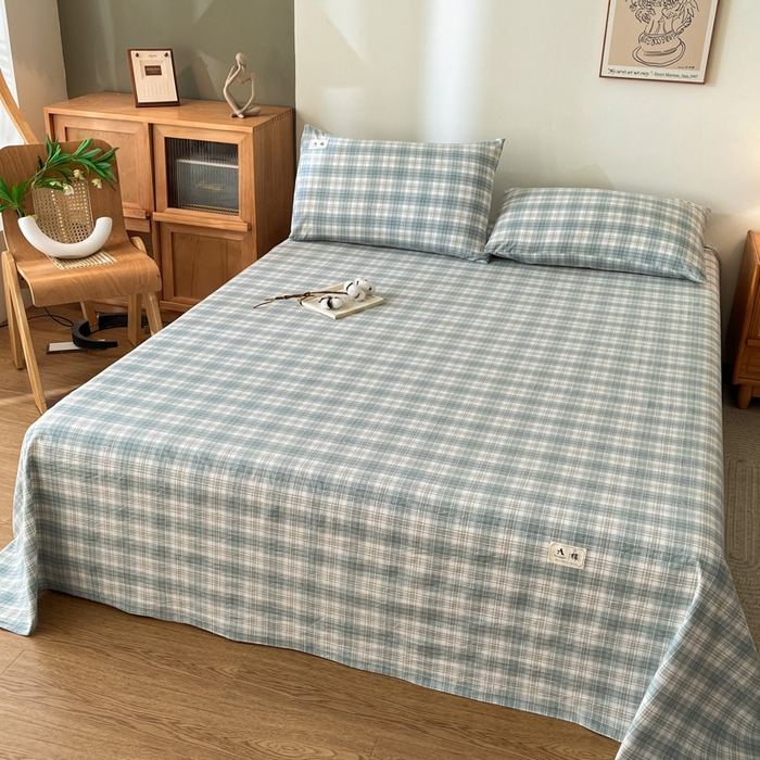 91家纺网 家纺一手货源 找家纺 21度C 2025新款A类全棉母婴级四件套单品系列-单床单 可可兰