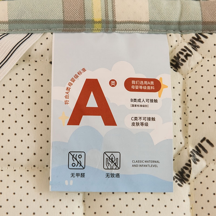 91家纺网 家纺一手货源 找家纺 恋绒家纺 无印风高低床学生床褥水洗棉宿舍上下铺软床垫 绿大格