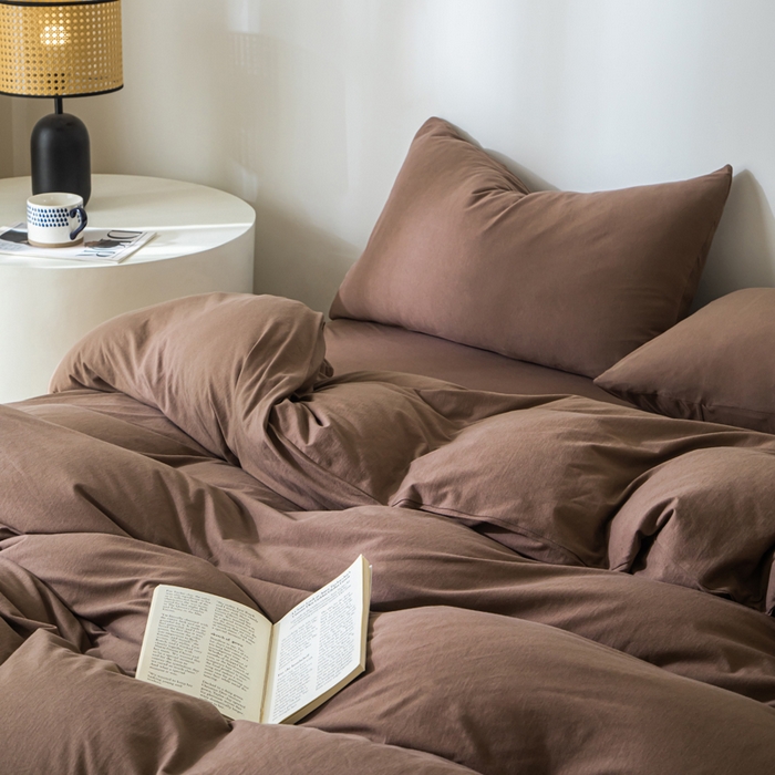 91家纺网 家纺一手货源 找家纺 （总）梦可莱家居 2025春夏新品全棉针织棉纯色系列