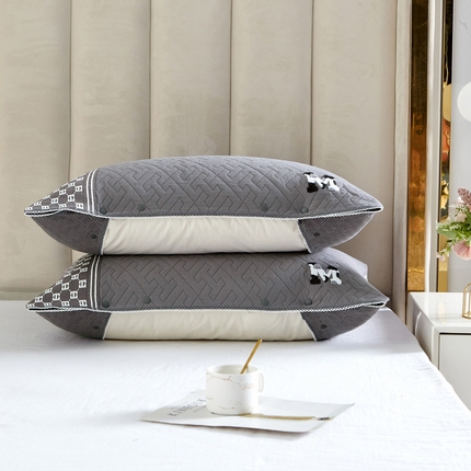 91家纺网 家纺一手货源 找家纺 （总）朴尔家纺-毛巾被 2025新款纱布毛巾绣花素色半包枕套枕巾系列