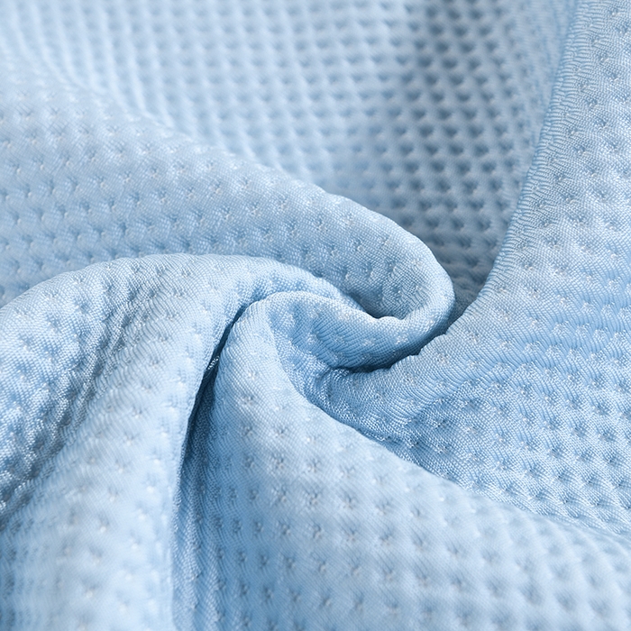 91家纺网 家纺一手货源 找家纺 小猫派 2025夏季冰丝枕头套A类豆豆凉感常规枕套 凉感绣花-蓝色花束