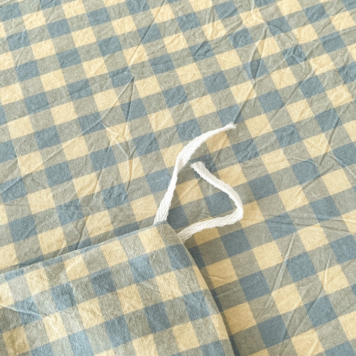 91家纺网 家纺一手货源 找家纺 21度C 2025新款A类全棉母婴级四件套单品系列-四件套 琉璃格