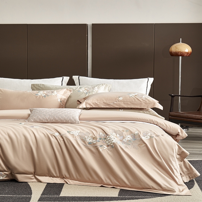 91家纺网 家纺一手货源 找家纺 爱情故事2025春夏居家新品四件套 似锦-玉