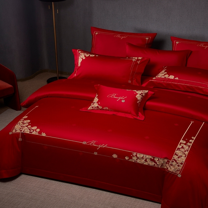 91家纺网 家纺一手货源 找家纺 爱情故事2025新款婚庆新品 甜言蜜语