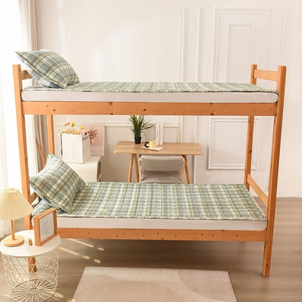 91家纺网 家纺一手货源 找家纺 （总）恋绒家纺 无印风高低床学生床褥水洗棉宿舍上下铺软床垫