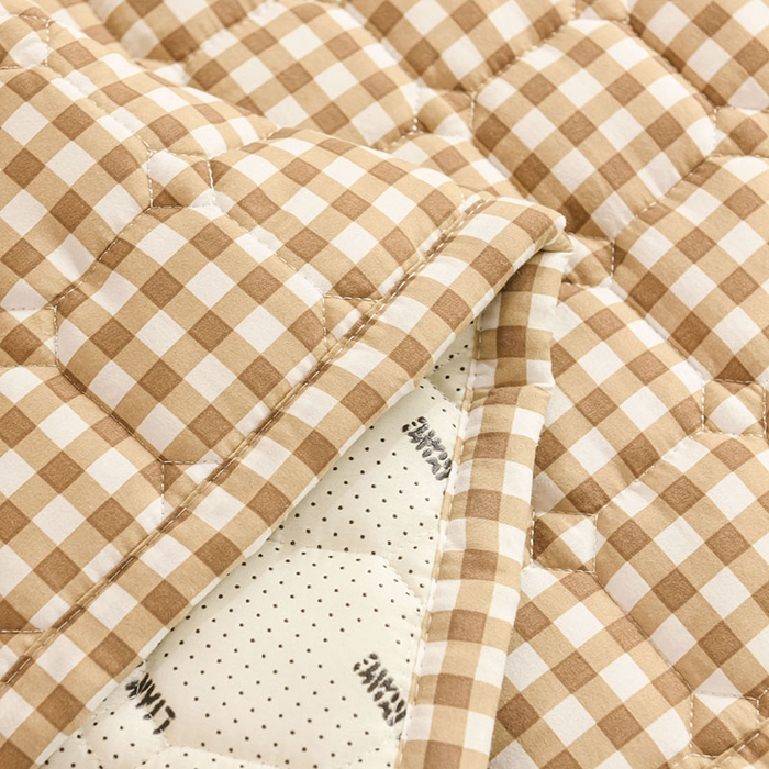 91家纺网 家纺一手货源 找家纺 恋绒家纺 无印风高低床学生床褥水洗棉宿舍上下铺软床垫 黄小格