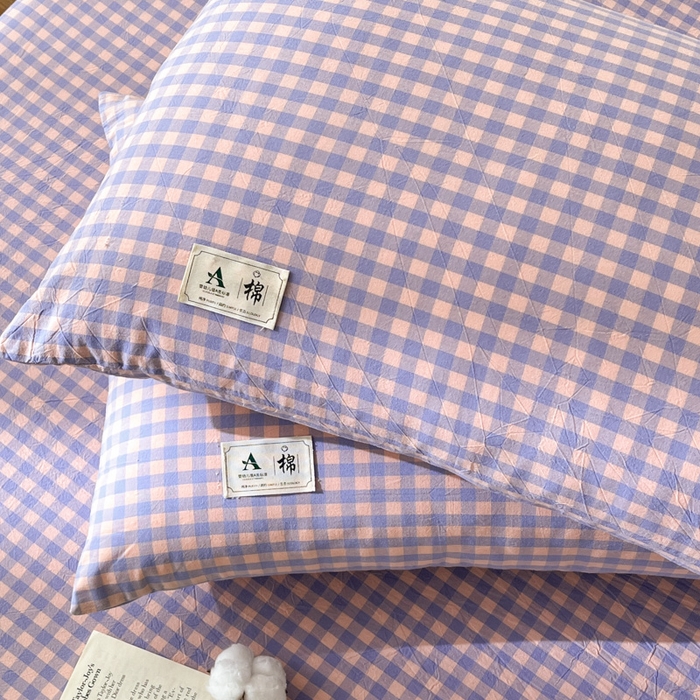 91家纺网 家纺一手货源 找家纺 21度C 2025新款A类全棉母婴级四件套单品系列-单被套 梦幻紫