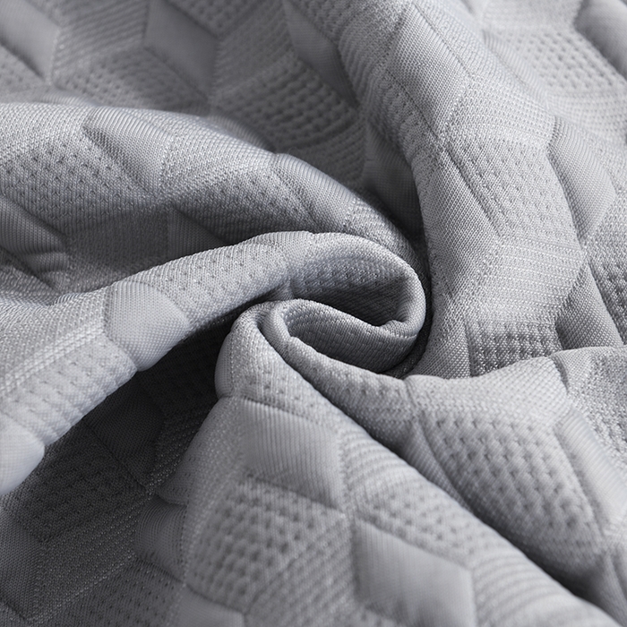 91家纺网 家纺一手货源 找家纺 小猫派 2025夏季冰丝枕头套A类豆豆凉感常规枕套 凉感不绣花-菱形灰