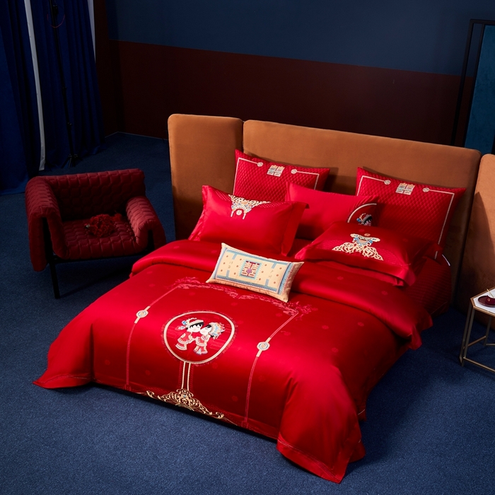 91家纺网 家纺一手货源 找家纺 爱情故事2025新款婚庆新品 门当户对