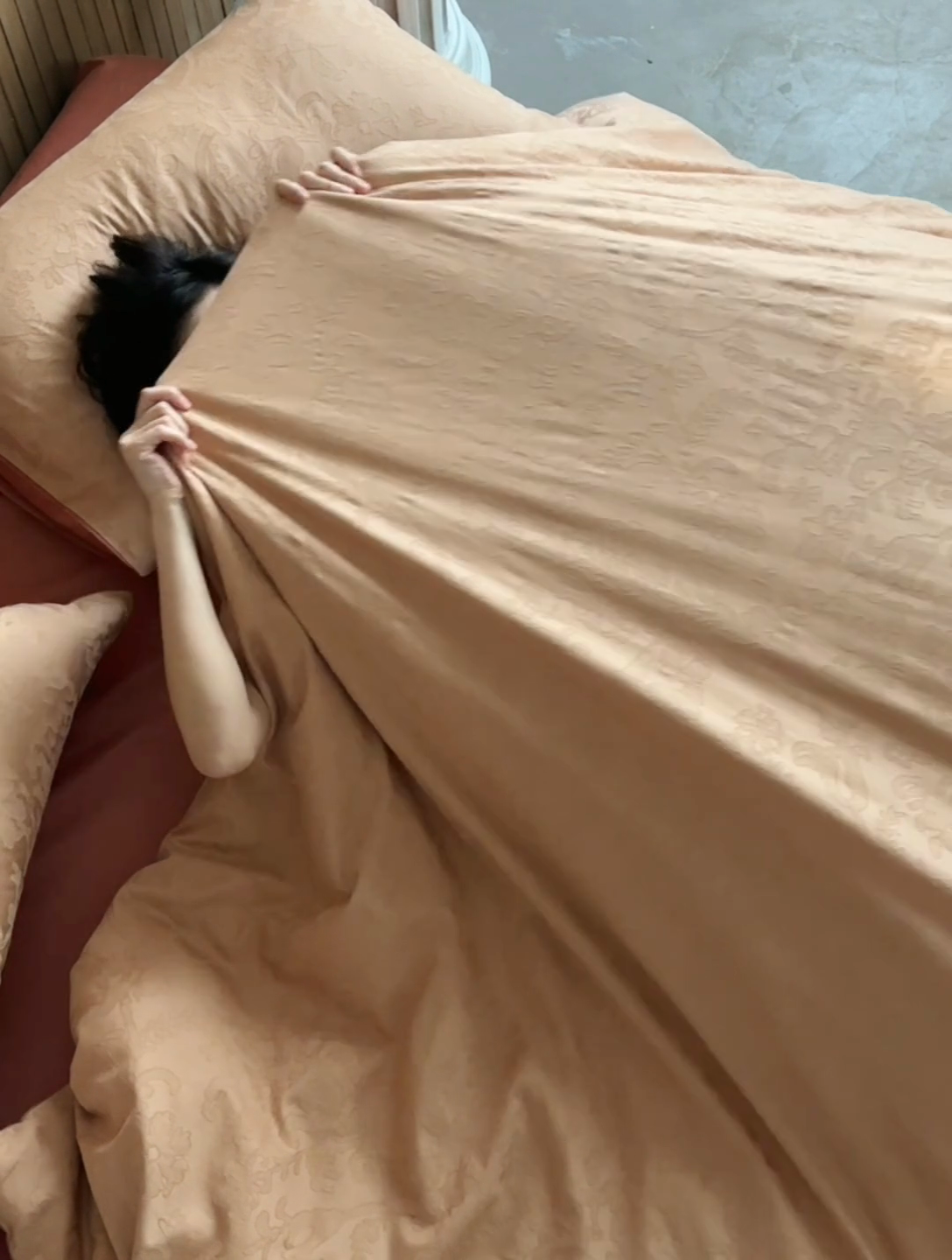 91家纺网 家纺一手货源 找家纺 风向标家纺 2025全棉浮雕提花四件套-科林斯系列（风格一） 科林斯-蜜棕红