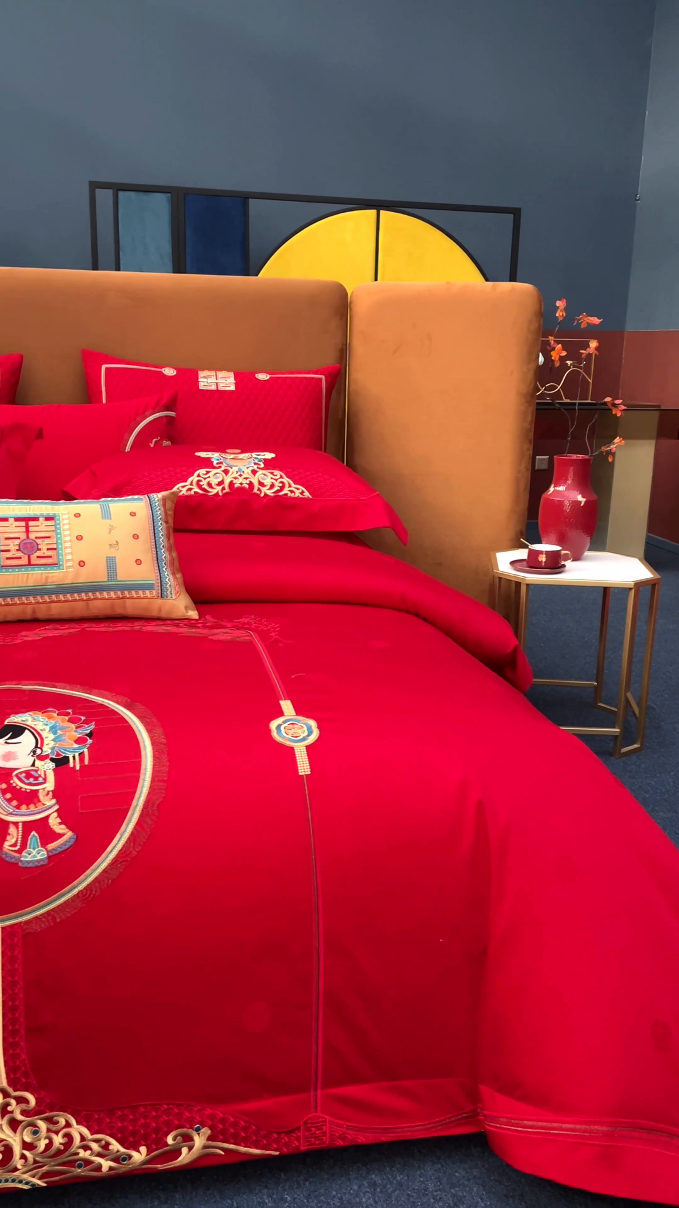 91家纺网 家纺一手货源 找家纺 爱情故事2025新款婚庆新品 门当户对