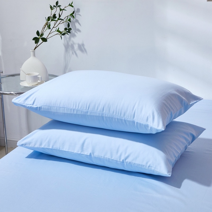 91家纺网 家纺一手货源 找家纺 （总）2025新款喷气全棉斜纹13376纯棉枕套单件/48*74纯色40*60单枕套30*50单品枕套-沐兰