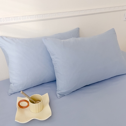 91家纺网 家纺一手货源 找家纺 （总）DoDo 兜兜 2025新款全棉双层纱印花单枕套（可定做尺寸）