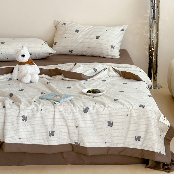 91家纺网 家纺一手货源 找家纺 （总）大彩家居 2025新款60S全棉有氧水洗纱布夏被夏凉被被子被芯空调被