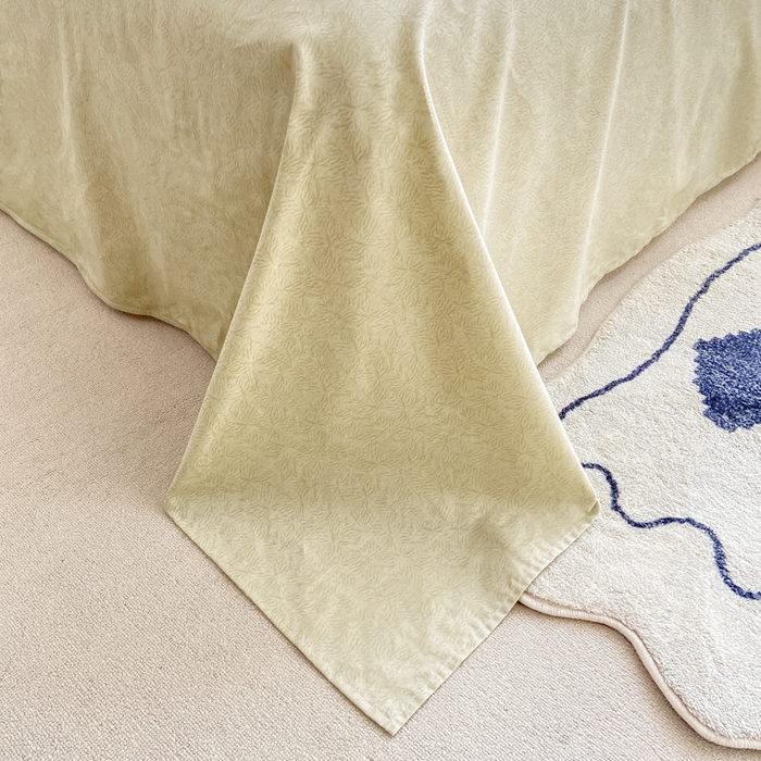 91家纺网 家纺一手货源 找家纺 宜家坊 2025早春新品全棉纯棉喷气13070小清新印花纯棉四件套-风格二 萝樱